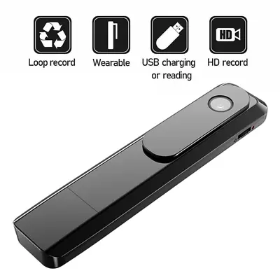 Mini Pocket Hidden Cam Audio/Video Recorder Dictaphone Pen Clip Camera DVR 1080P • $18.90