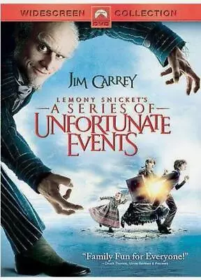 Lemony Snicket's A Series Of Unfortunate Events (DVD) (Widescreen) (VG) (W/Case) • $3.25