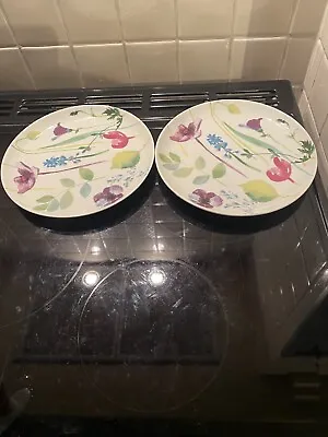 Portmeirion - Water Garden Dessert/Salad Plates X2. Brand New. • £20.99