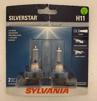 Sylvania Silverstar H11 High Performance - 2 Halogen Lamps 4S • $21.98