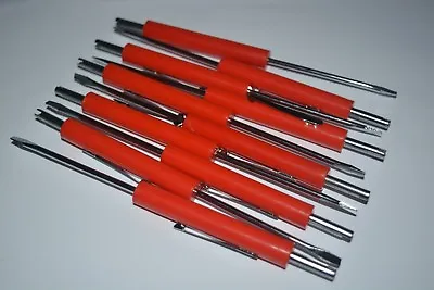 Mini Flat Screwdriver With Tire Hvac Valve Core Remover Top And Pocket Clip 10pc • $24.99