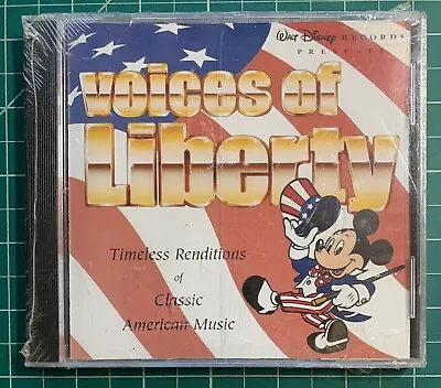 Walt Disney Presents Voices Of Liberty CD Timeless Renditions Brand New Sealed • $25