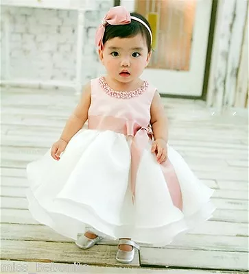 Freida Flower Girl Dress Princess Birthday Party Gift Baby Gown & FREE Headband • £27.86