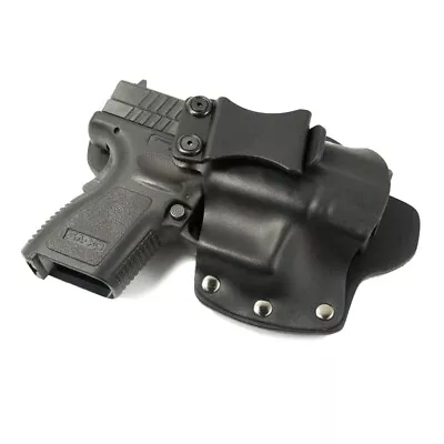 SPRINGFIELD - IWB Kydex & Leather Hybrid Holster - Matte Black • $29.99