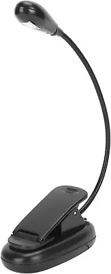 Music Stand Light 360 Degree Rotation Reading Clip Lamp - Black • $8.99