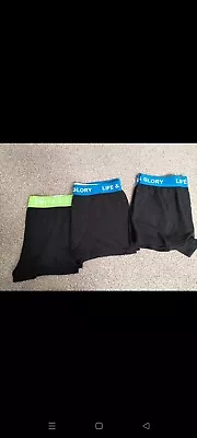 3 Pack MENS BOXER SHORTS UNDERWEAR COTTON RICH TRUNKS HIPSTER PANTS SIZE MEDIUM  • £1.50