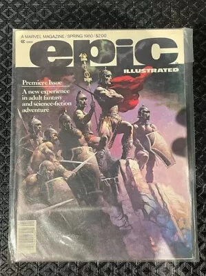 EPIC ILLUSTRATED COMICS A MARVEL MAGAZINE #1 STAN LEE 1980 Free Shipping • $28