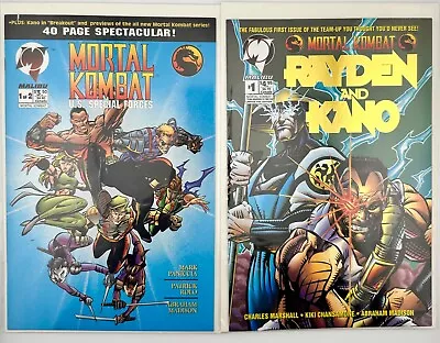 Mortal Kombat RAYDEN & KANO #1 Gold Foil Edition & U.S. Special Forces #1 Comic • $15