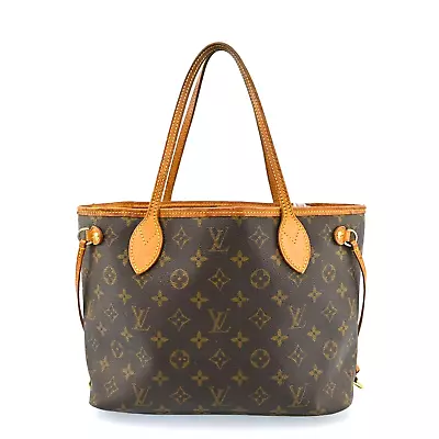 LOUIS VUITTON Monogram Neverfull PM Tote Bag Handbag H1619YC603 • $500.50