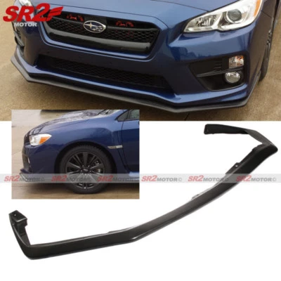 $84.99 • Buy Front Body Kit PU V-Limited Style Bumper Lip Spoiler Fit 15-17 Subaru WRX / STI 