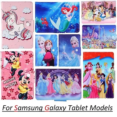 Princess Case For Samsung Galaxy Tablet Cover 7  8  9.7  10.1  10.2  10.4  10.5  • £15.99