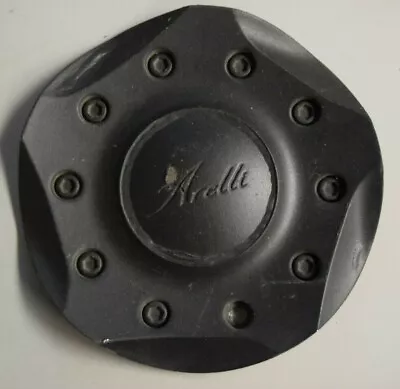 $25 • Buy Arelli Wheels Custom Center Hub Cap Plasti Dipped Black 114-100c 52071985f-1 