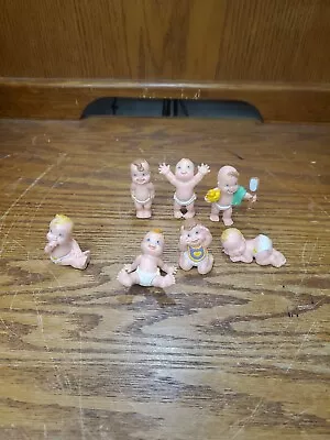 Magic Diaper Babies LGT Galoob 1991 Doll Mini Figures Lot Of 7 Boys Girls • $20