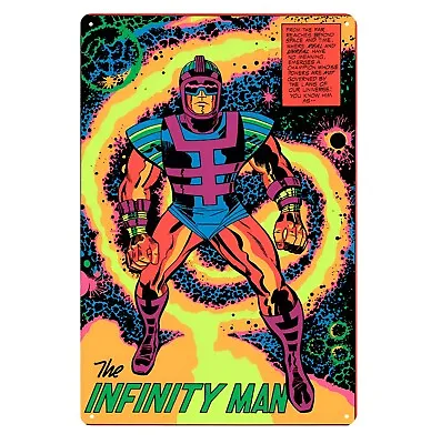 The Infinity Man Metal Poster Tin Sign - 20x30cm Comic Book Plate • $14.90