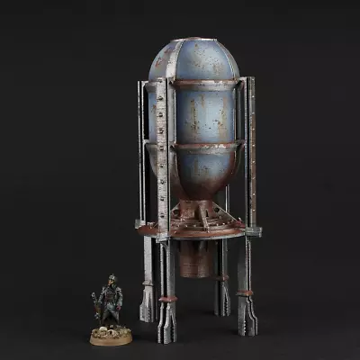 Water Tower Scatter Terrain 3D Printed Warhammer 40k Necromunda Kill Team • £10.99