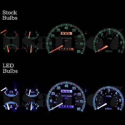 Dash Cluster Gauge AQUA BLUE LED LIGHTS KIT Fit 87-91 Ford F150 F250 F350 Bronco • $11.68