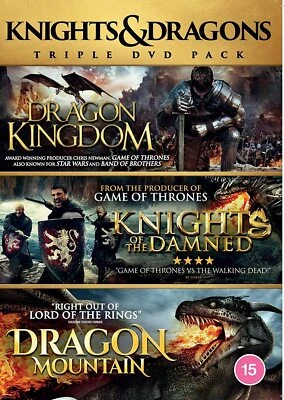 £2.48 • Buy DVD KNIGHTS AND DRAGONS TRIPLE Fantasy Films * NEW SEALED *