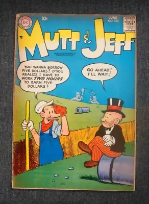 DC Mutt & Jeff #103 Classic 1958 • $6.99