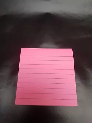  2 X Block Of 90 Lined  Sticky Notes 100mm X 100 Mm List Note Memo Pad Pack • £6.70