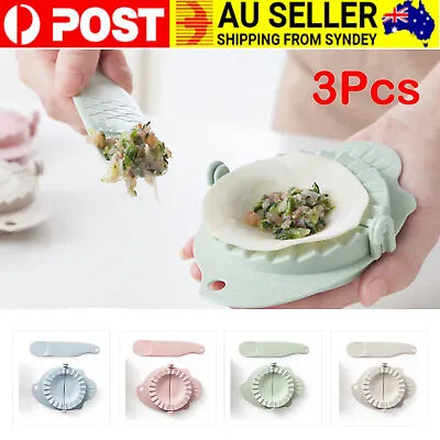 3Pcs Dumpling Maker Press Dumplings Maker Mold Mould Kitchen Pack Pastie Tool • $11.95