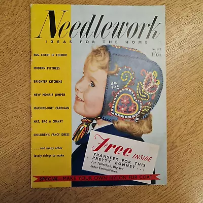 Vintage Needlework Magazine No 252 - Weldons Ideas For The Home Illustrated • £1.49