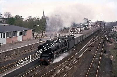 35mm German Railway Slide - DB No. 012 101 4-6-2 At Lingen 1972 [K210] • $1.87