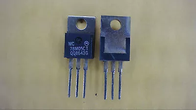 MOTOROLA MC78M05CT LDO Regulator Pos 5V 0.5A 3-Pin+Tab  TO-220 Qty-10 • $8.95