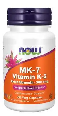 $17.95 • Buy NOW Foods Vitamin MK-7 K-2 Extra Strength 300 Mcg 60 Veg Capsules 05/23EXP