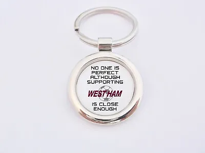 £4.99 • Buy Almost Perfect Supporting West Ham Key Fob Bottle Opener Keyring Badge Gift
