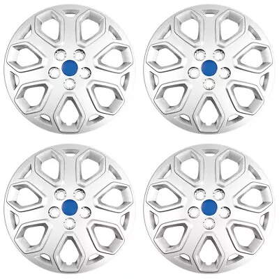16' Push-on Silver Wheel Cover Hubcaps For 2012-2014 Ford Focus • $57.12
