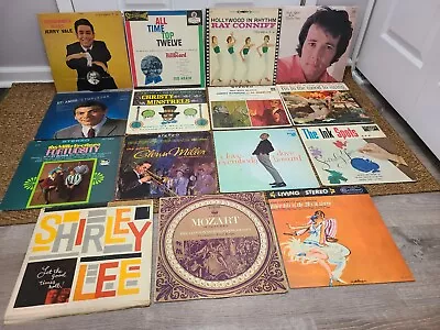 Lot Of 15 Vintage Vinyl Records LP - Jazz Blues Swing Crooner Big Band Brass • $7