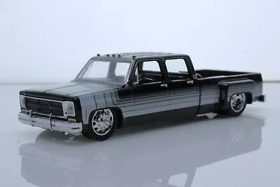 1976 GMC Sierra Square Body 3500 Lowered Pickup Truck Dually 1:64 Diecast Model • $24.95