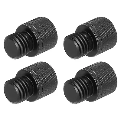 4Pcs Mic Stand Adapter 3/8 Female To M12 Male Thread Screw Adapter Aluminum • $7.53