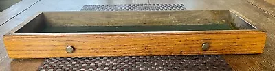 Antique Oak Machinist Tool Chest Replacement Drawer W/Knobs 1.75” Tall • $25