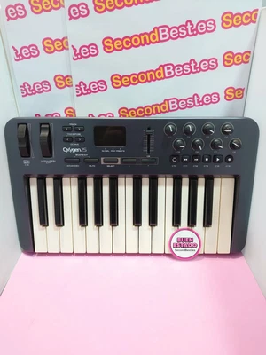 £93.61 • Buy M-Audio Oxygen 25 (3rd Gen) Midi USB Gray Second Hand Keyboard Controller