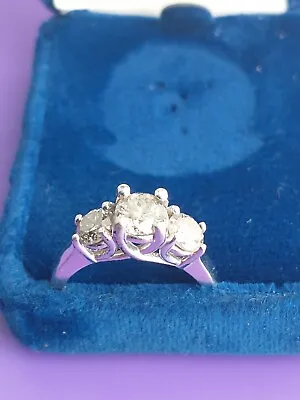 $600 • Buy Diamond Ring, White Gold, Verified Real Diamonds By Zales Jewelry 