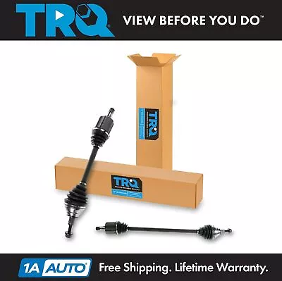 TRQ New Front CV Axle Shaft Joint Assembly Pair Set 2pc For Jetta Rabbit Golf • $159.95