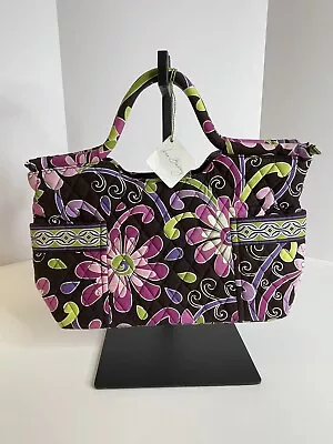 Vera Bradley Purple Punch Gabby Quilted Purse Tote Bag Top Handle Handbag Nwt • $35