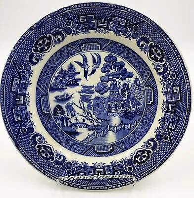 Blue Willow  Petrus Regout & Co. Maastricht 8.5  Luncheon Plate Made In Holland • $12.99