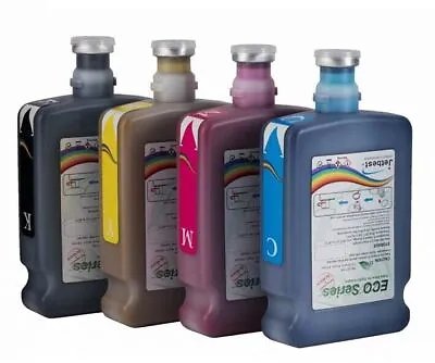 JESTBEST COMPATIBLE  ECO SOL MAX SOLVENT BULK INK REFILL FOR ROLAND (500ml) CYMK • $59.95