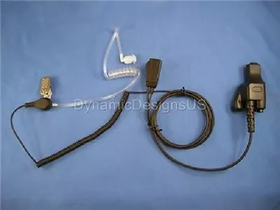 SWAT Police Clear Tube Headset For Motorola XTS 2500 MTX9000 HT1000 MT PR Models • $19.99