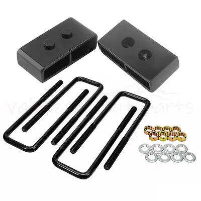 1.5  Rear Leveling Lift Kit For Ford F150 2004-2021 2X Rear Blocks 4X U-bolts • $46.79