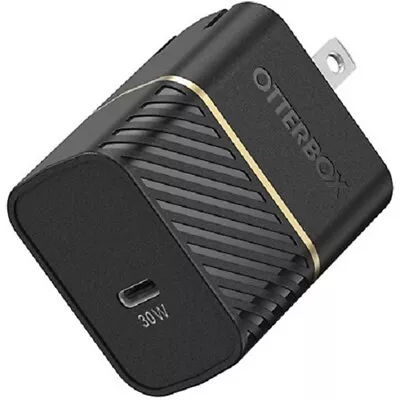 OtterBox 30W USB-C Fast Charge Wall Charger(Type I) PD 3.0 - Black Shimmer • $45.19