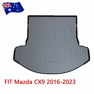 Heavy Duty Cargo Trunk Car Mats Boot Liner Set For Mazda CX-9 CX9 2016-2023 • $47.30