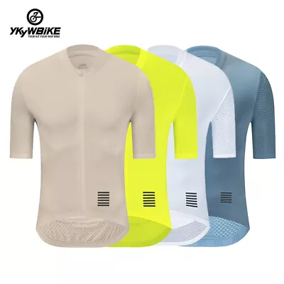 YKYWBIKE Men Cycling Short Sleeve Jersey Quick Dry Riding Breathable Bike Jersey • $27.25