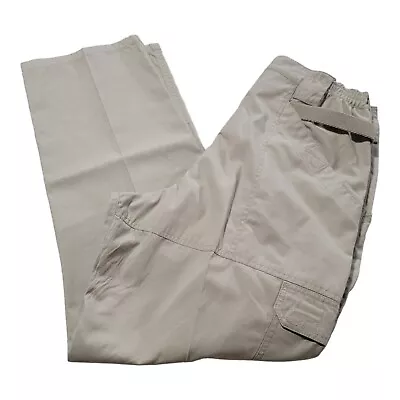 5.11 Tactical Taclite Pro Ripstop Cargo Pants Mens 34x30 74273 Beige • $29.95