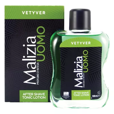 Malizia Uomo Vetyver After Shave Lotion 100ml • $12.99