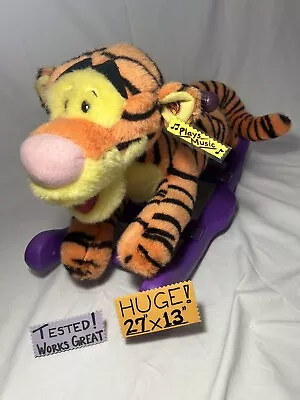 MY TIGGER KIDS HORSE ROCKER Plays Sound Music (VTG Disney Winnie The Pooh) WORKS • $44.50