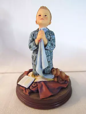 2005 Figurine  Mama Says...Pray  (Boy) By Kathy Andrews Fincher Demdaco • $14.99