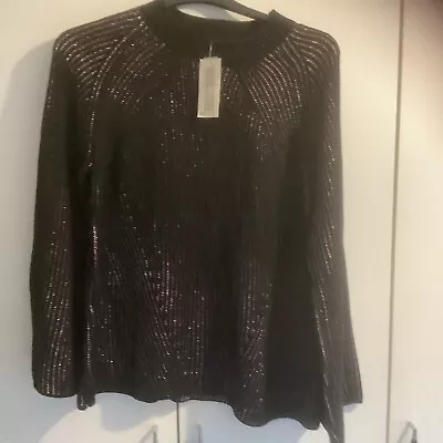 Black Large Sparkle Jumper Matalan • £4.50